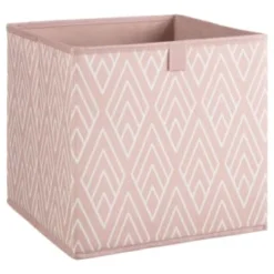 Lokken Printed Storage Cubes 2pk - Pink Diamond