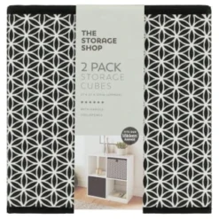 Lokken Mark Making Storage Cubes 2pk - Mono 7 Lokken Mark Making Storage Cubes 2pk - Mono -Comfort Home Store 395850 2pk lokken mono storage cubes mark making 2
