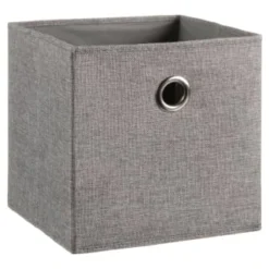 New Release 18 Lokken Linen Storage Cubes 2pk - Grey