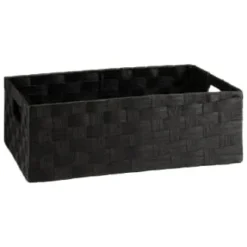B&M Caen Set Of 3 Paper Rope Baskets - Black 7 B&M Caen Set Of 3 Paper Rope Baskets - Black -Comfort Home Store 395869 caen set of 3 paper rope baskets black 3
