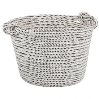 B&M Cara Rope Basket With Handle - Mono 1 B&M Cara Rope Basket With Handle - Mono