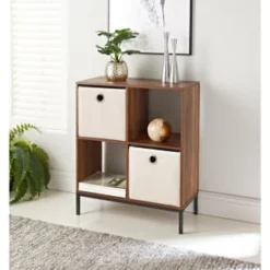 Lokken Teddy Storage Cubes 2pk - Cream -Comfort Home Store 395965 2pk teddy lokken storage cubes cream