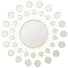 B&M Gold Mirrored Petal Mirror
