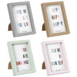 B&M Colourblock Frame 4 X 6" - Pink -Comfort Home Store 396247 396248 396249 396250 basic colourblock frame 4x6 group 2