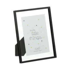 B&M Glass & Metal Photo Frame 4x6"