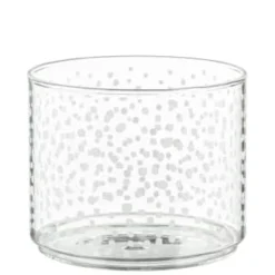 B&M Printed Glass Stackable Storage Jars 3pc - White 8 B&M Printed Glass Stackable Storage Jars 3pc - White -Comfort Home Store 396484 3pk printed glass stackable storage jars white 5