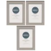 Simply Everyday 4 X 6" Block Frames 3pk - Grey