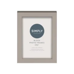 Simply Everyday 4 X 6" Block Frames 3pk - Grey 5 Simply Everyday 4 X 6" Block Frames 3pk - Grey -Comfort Home Store 396578 3pk simply everyday block frames 4x6 grey 2