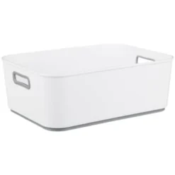 Anti Slip Large Storage Box - White