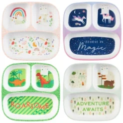 Kids Small Platter - Rainbow -Comfort Home Store 398592 398594 kids small platter group