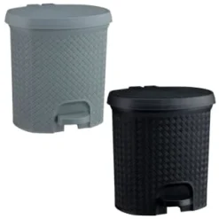 B&M Knit Peddle Bin - Grey -Comfort Home Store 400122 400123 knit peddle bin