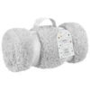 Simply Kids Teddy Throw - Light Grey